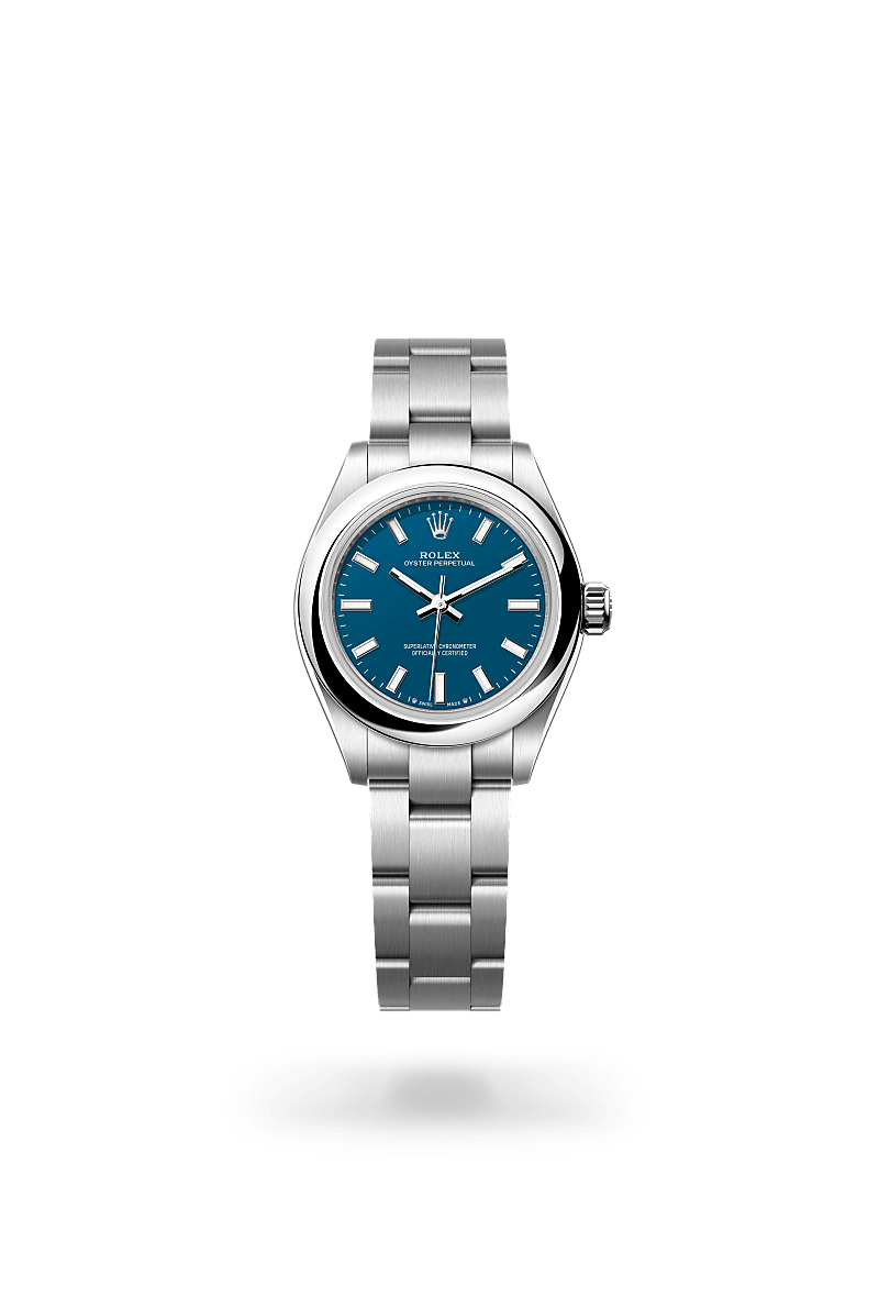 Rolex Oyster Perpetual 28 Oyster, 28 mm, acier Oystersteel - Joaillerie Jean Hardy