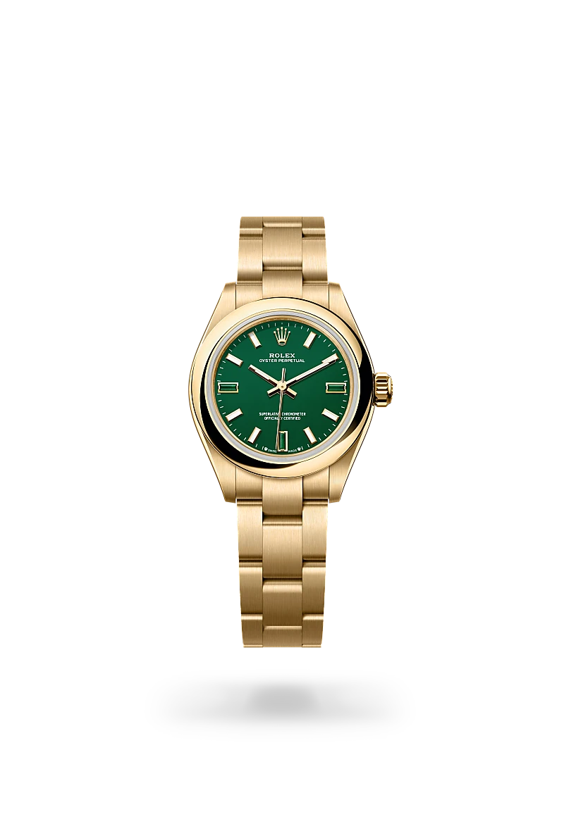 Rolex Oyster Perpetual 28 Oyster, 28 mm, yellow gold - Auberi - Rolex - Cap 3000
