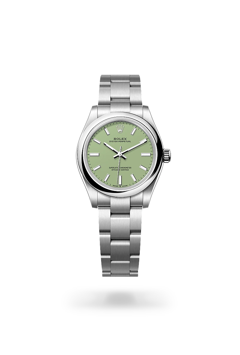 Rolex Oyster Perpetual 31 Oyster, 31 mm, acier Oystersteel - Joaillerie Jean Hardy
