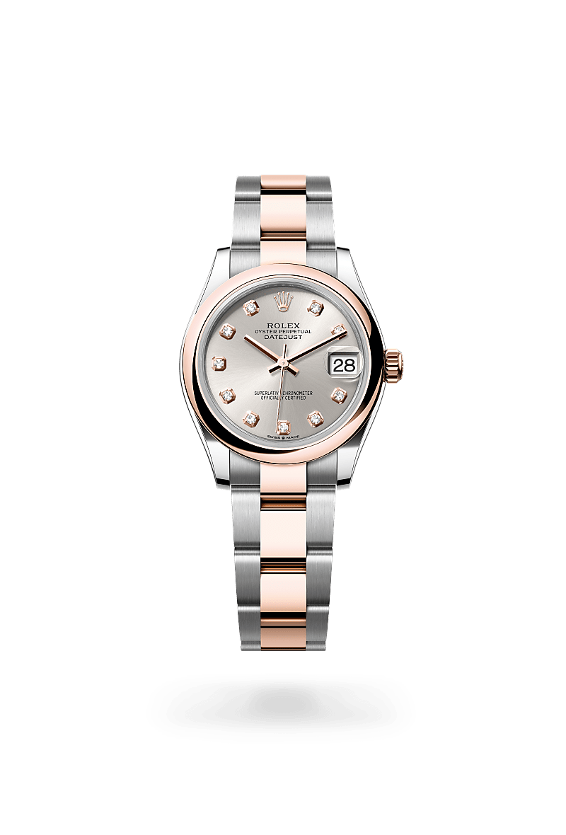 Rolex Datejust 31 Oyster, 31 mm, acier Oystersteel et or Everose - Prieur Rennes