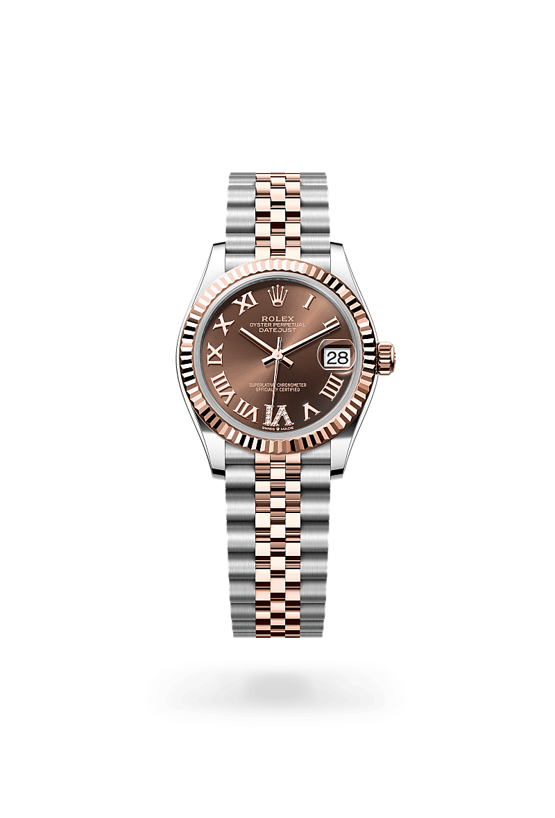 Rolex Datejust 31 Oyster, 31 mm, acier Oystersteel et or Everose - Joaillerie Jean Hardy