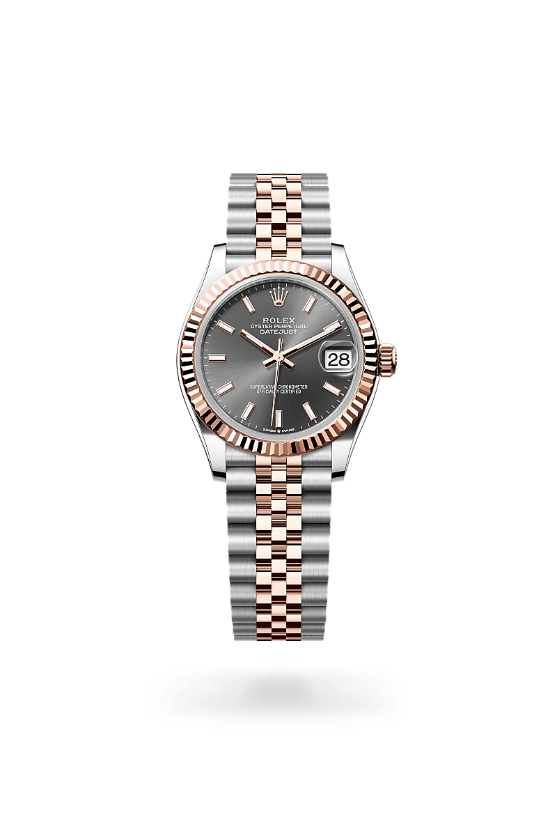 Rolex Datejust 31 Oyster, 31 mm, acier Oystersteel et or Everose - Maison Sainte-Catherine