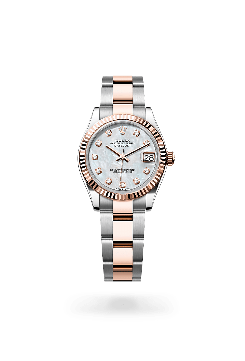 Rolex Datejust 31 Oyster, 31 mm, acier Oystersteel et or Everose - Raynal Horlogerie