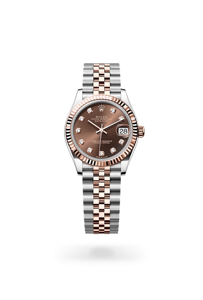 Rolex Datejust 31 Oyster, 31 mm, acier Oystersteel et or Everose - Raynal Horlogerie