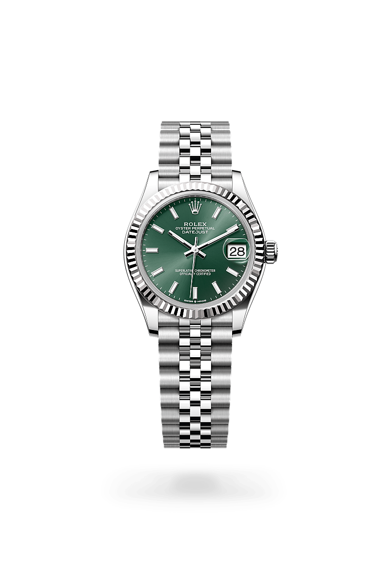 Rolex Datejust 31 Oyster, 31 mm, Oystersteel and white gold - El Khayyat Center