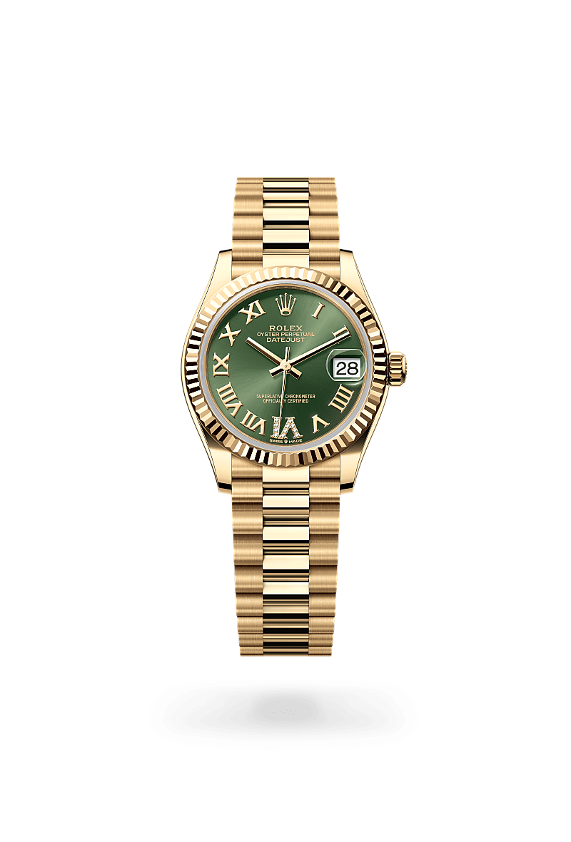 Rolex Datejust 31 Oyster, 31 mm, or jaune - Maison Sainte-Catherine