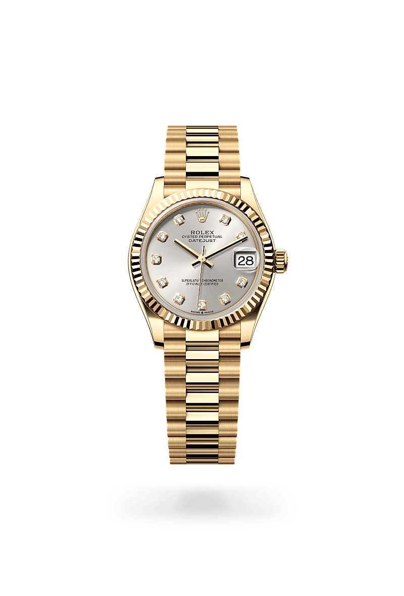 Rolex Datejust 31 Oyster, 31 mm, or jaune - Maison Sainte-Catherine