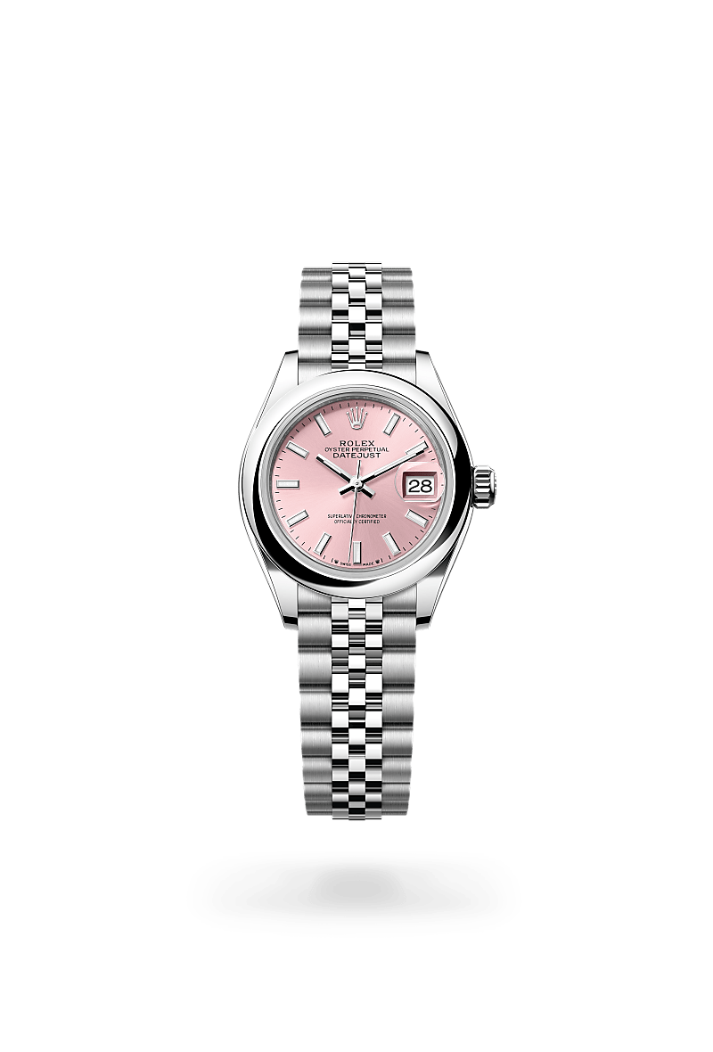 Rolex Lady-Datejust Oyster, 28 mm, acier Oystersteel - Joaillerie Jean Hardy