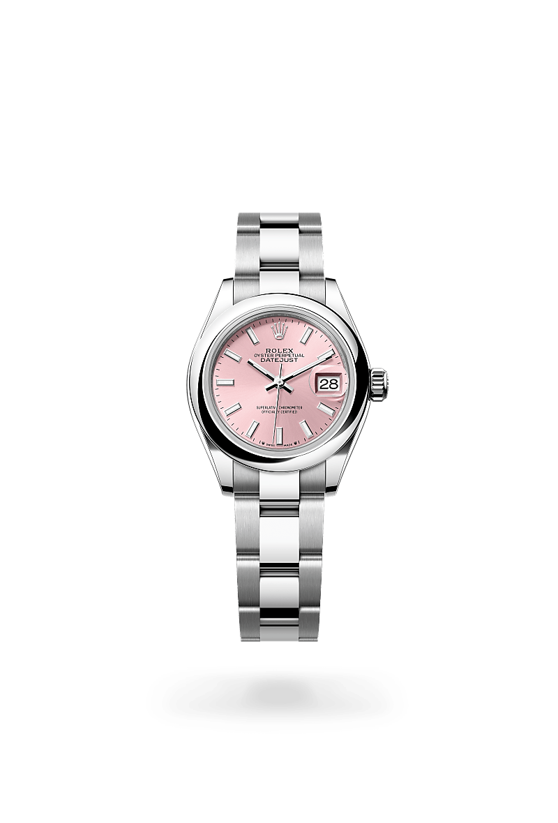 Rolex Lady-Datejust Oyster, 28 mm, acier Oystersteel - Maison Sainte-Catherine