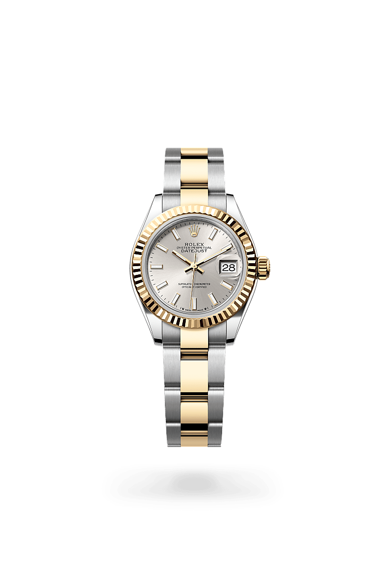 Rolex Lady-Datejust Oyster, 28 mm, acier Oystersteel et or jaune - Lombard Horloger