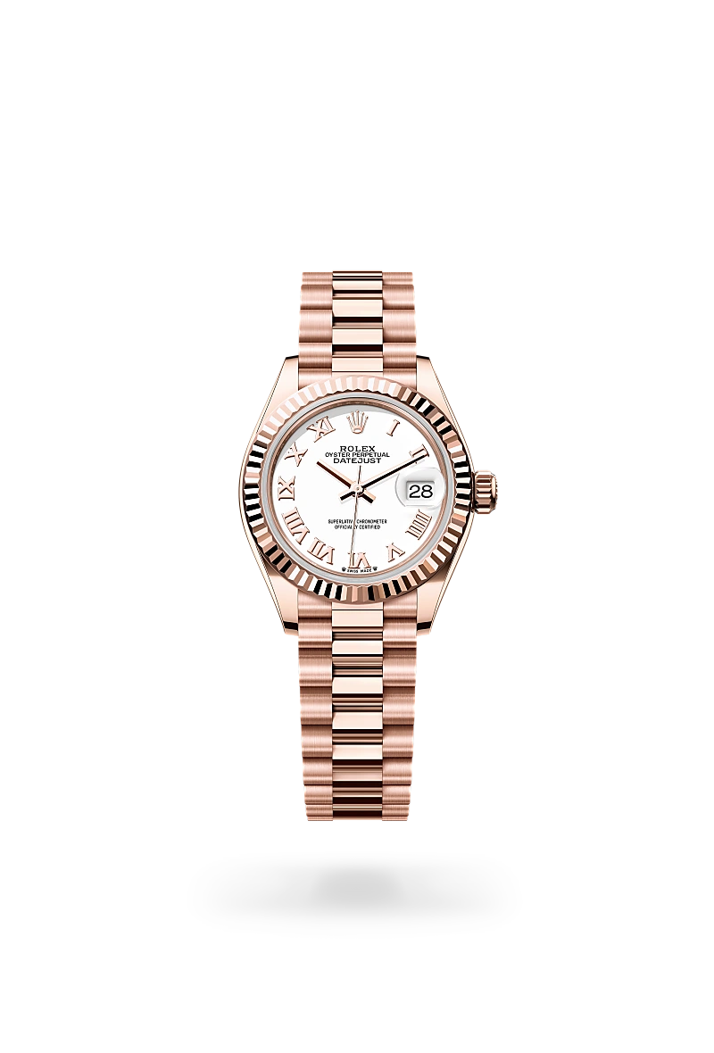 Rolex Lady-Datejust in 18 ct Everose gold M279175-0021 at Van Deijl
