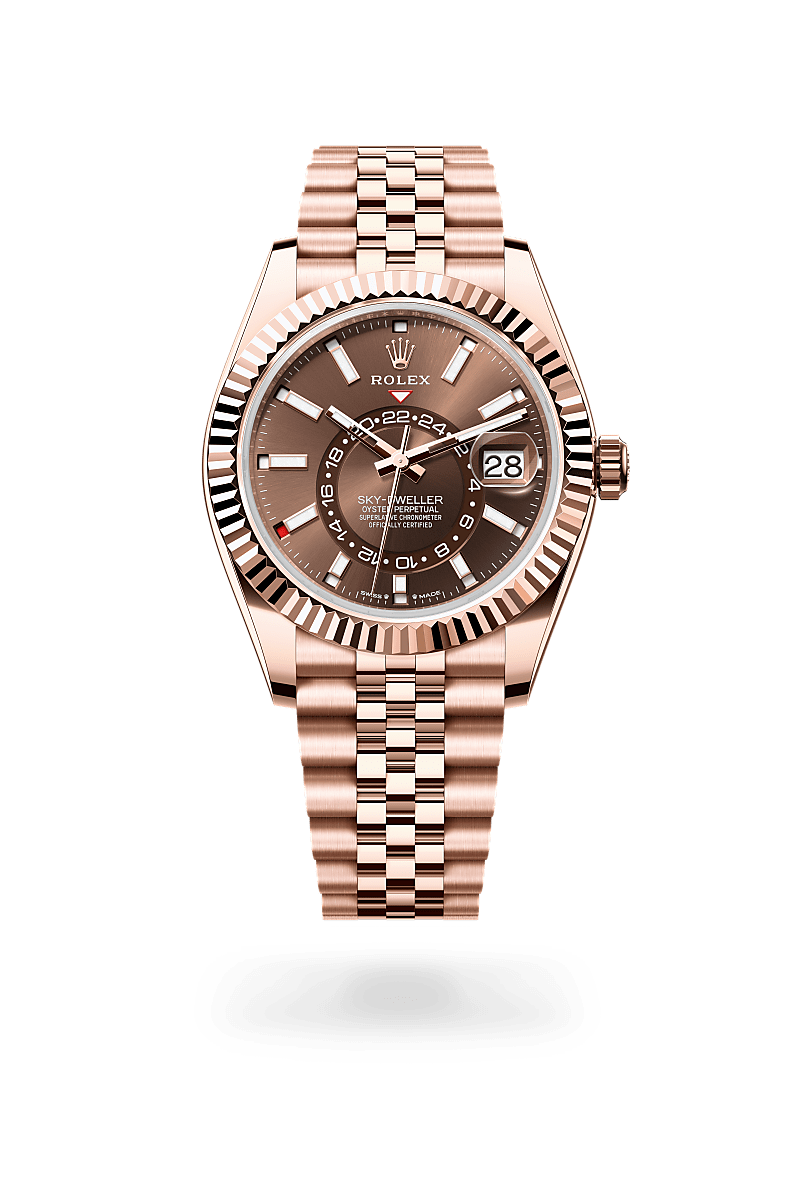 Rolex Sky-Dweller Oyster, 42 mm, or Everose - Ferret Nice