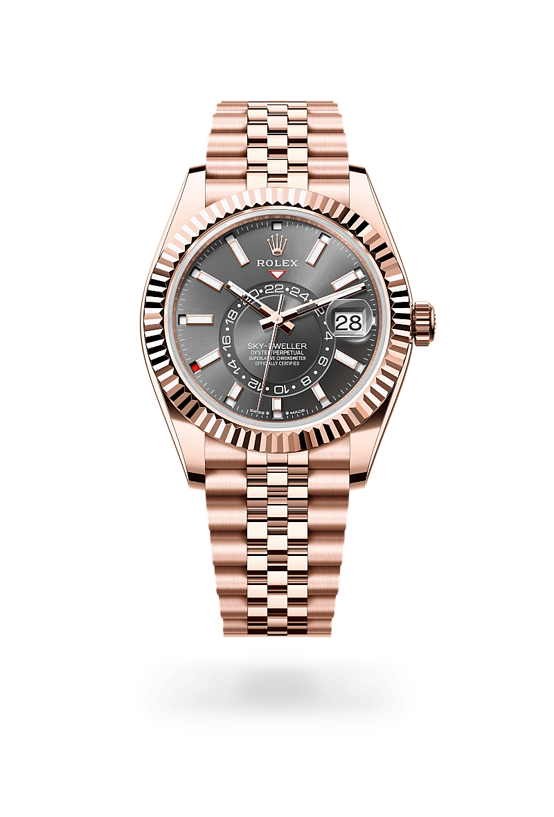 Rolex Sky-Dweller Oyster, 42 mm, or Everose - DOUX Joaillier Avignon