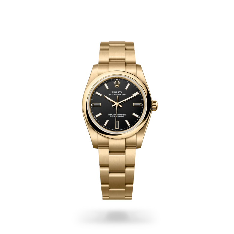 Rolex Oyster Perpetual en Or jaune 18 ct, M124208-0001