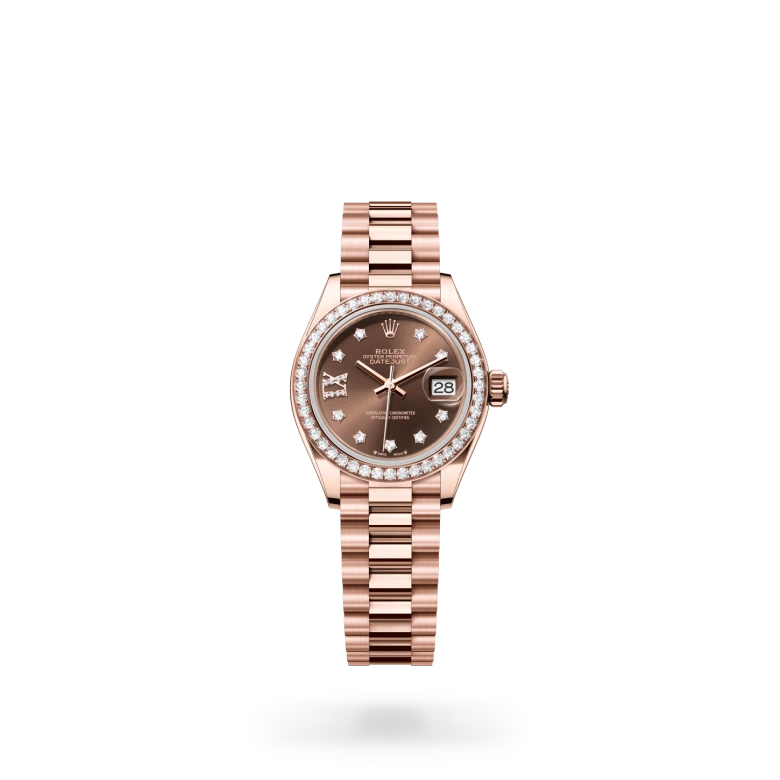 Rolex Lady-Datejust in 18 ct Everose gold, M279135RBR-0001