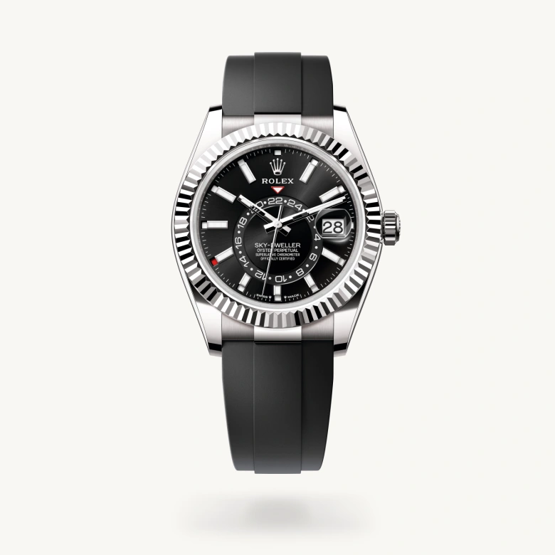 Rolex Sky-Dweller in 18 ct white gold, M336239-0002 | Zegg