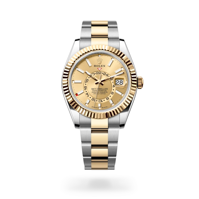 Rolex Sky-Dweller en Rolesor jaune – combinaison d'acier
