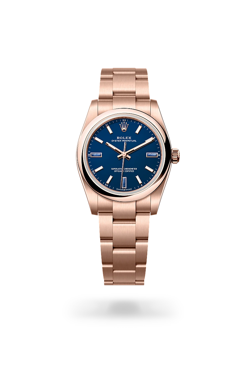 Rolex Oyster Perpetual 34 Oyster, 34 mm, Everose gold - Charles Greig