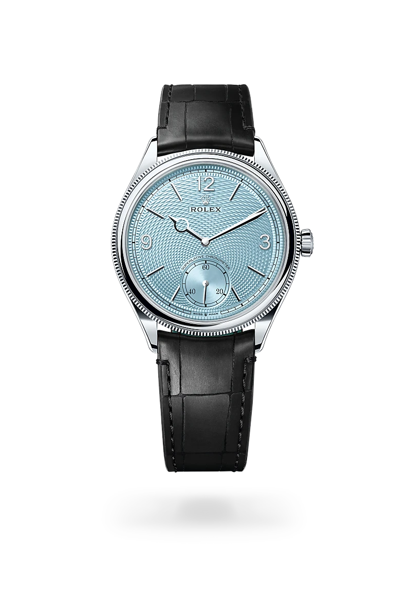 Rolex 1908 39 mm, platinum, polished finish - Charles Greig