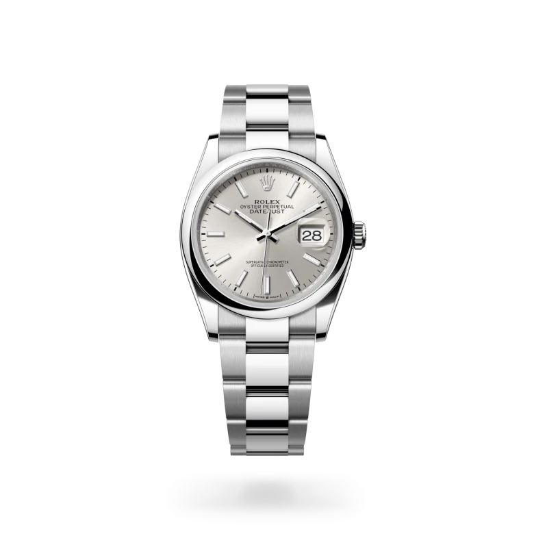 Rolex Datejust 36 in Oystersteel M126200-0002 at Charles Greig