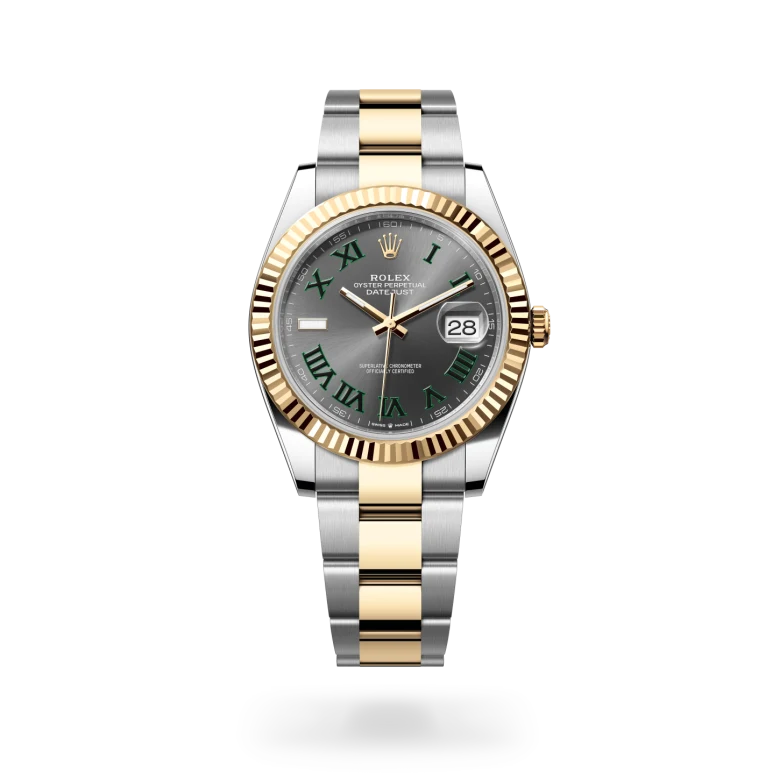 Rolex Datejust 41 in Yellow Rolesor - combination of Oystersteel and yellow gold M126333-0019 at Charles Greig