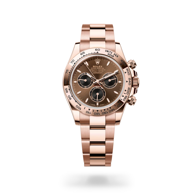 Rolex Cosmograph Daytona in 18 ct Everose gold M126505-0005 at Charles Greig