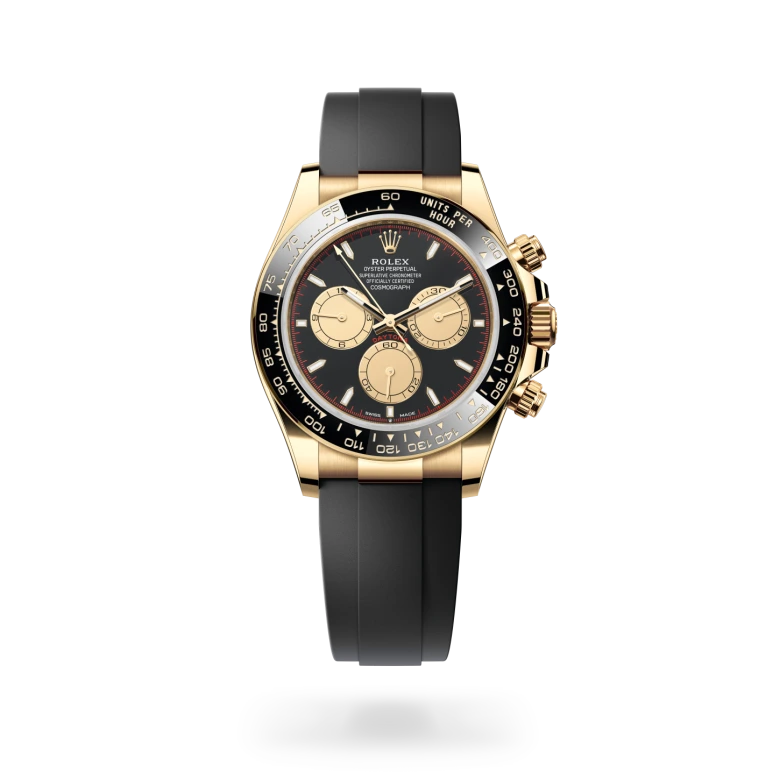 Rolex Cosmograph Daytona in 18 ct yellow gold M126518LN-0004 at Charles Greig