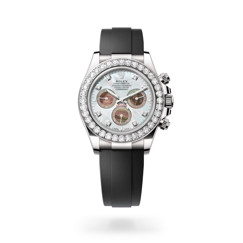 Rolex Cosmograph Daytona in 18 ct white gold M126589RBR-0001 at Charles Greig