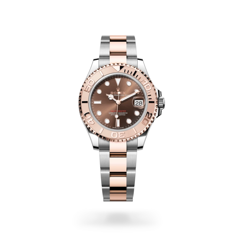 Rolex Yacht-Master 37 in Everose Rolesor - combination of Oystersteel and Everose gold M268621-0003 at Charles Greig