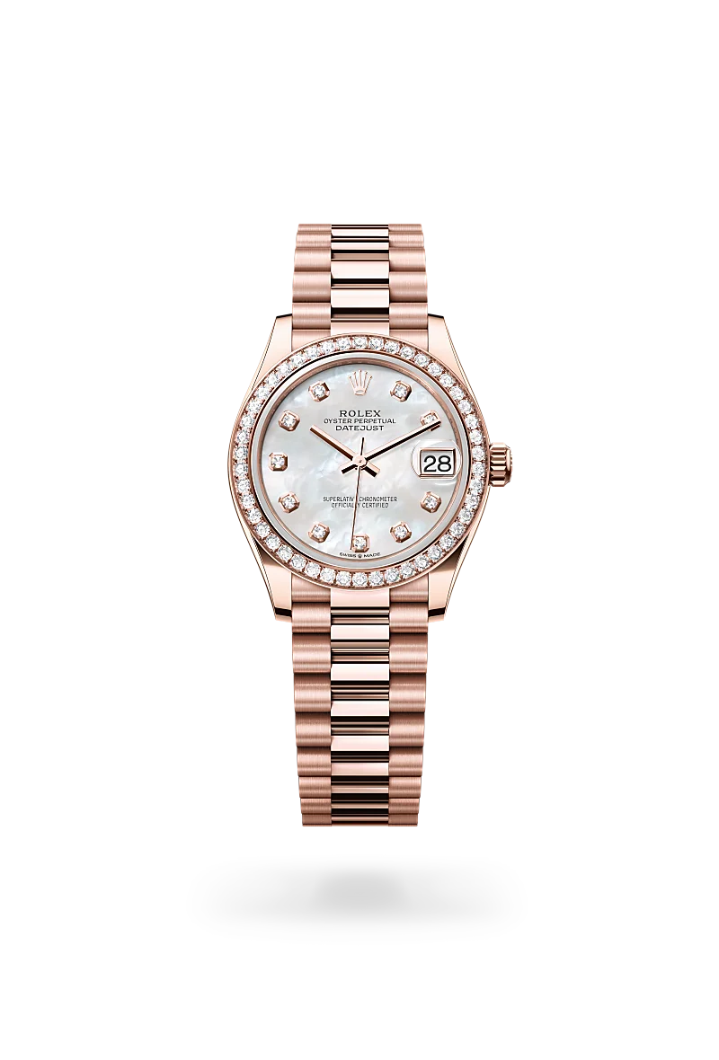 Rolex Datejust in 18 ct Everose gold M278285RBR 0005 Saddik Mohamed Attar