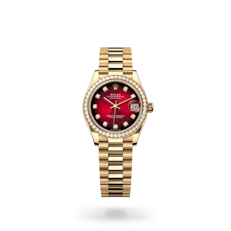 Rolex Datejust 31 in 18 ct yellow gold M278288RBR-0041 at Charles Greig