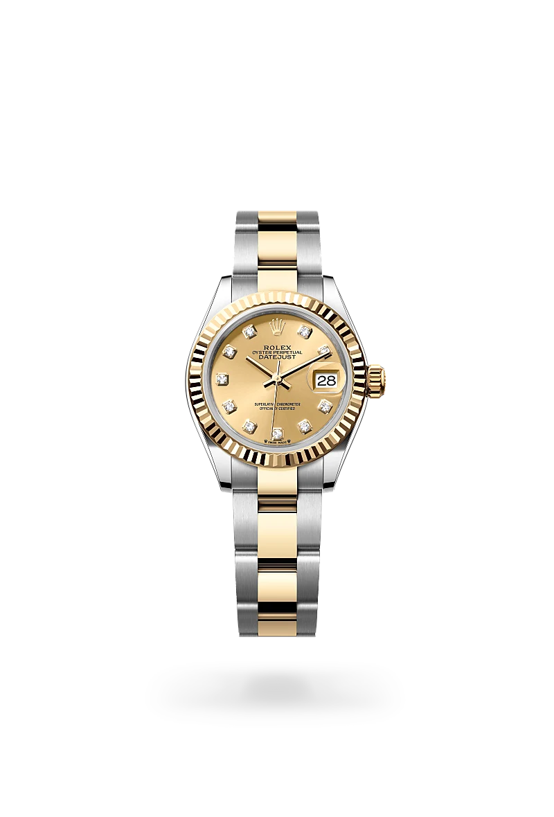 Rolex Lady Datejust en Rolesor jaune combinaison d acier Oystersteel et d or jaune M279173 0012 A.Constant