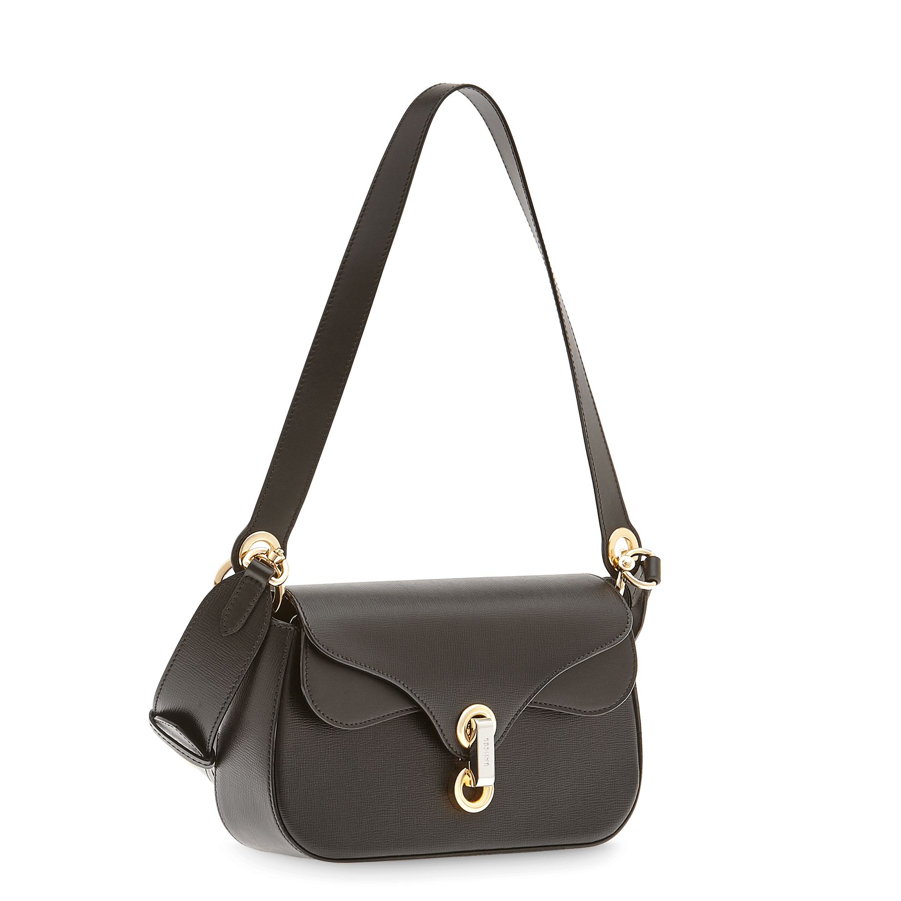 Achat Sac baguette Gaby de Lancel Cuirs de vachette textur?� et lisse Noir