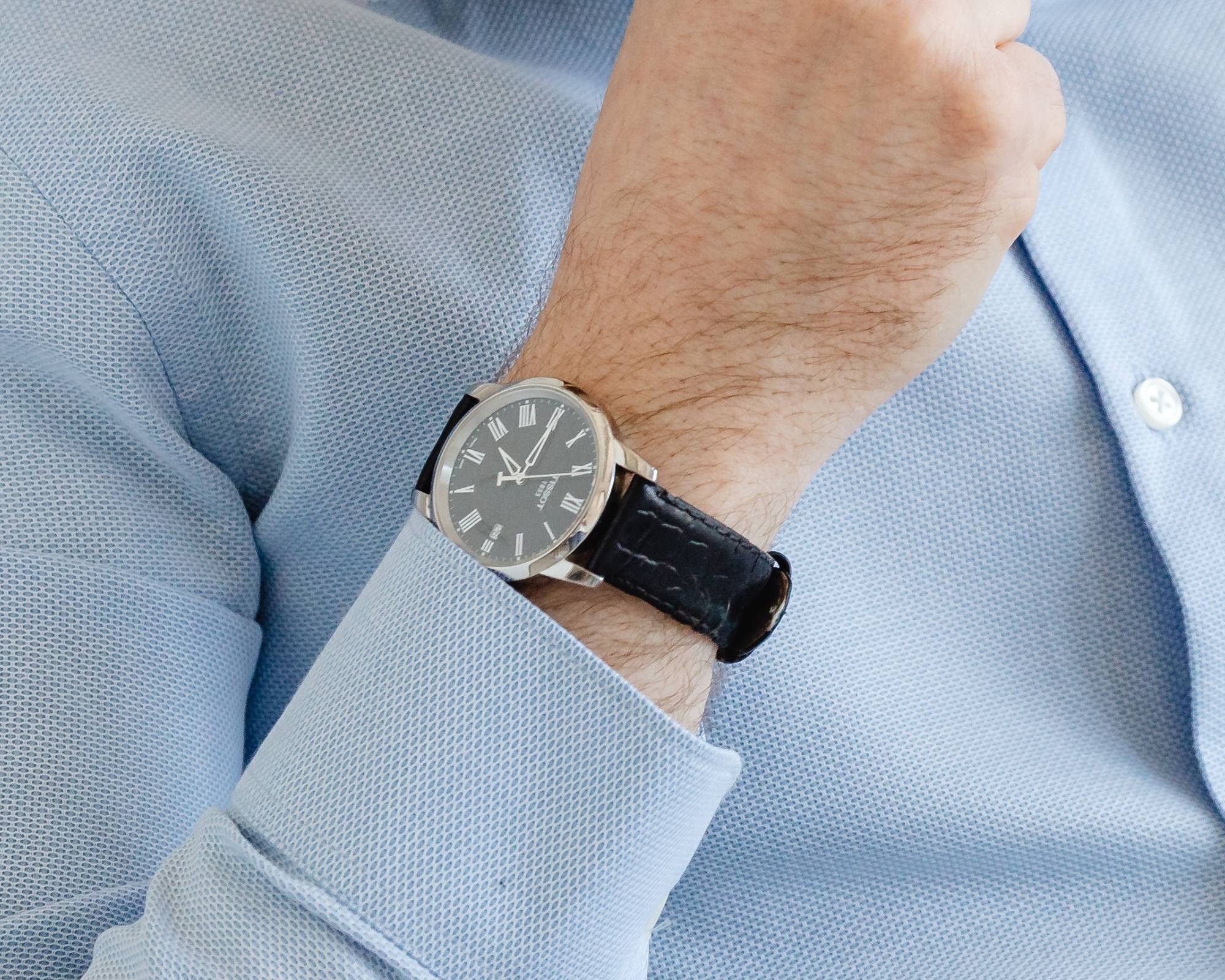 Montres bracelet cuir Homme