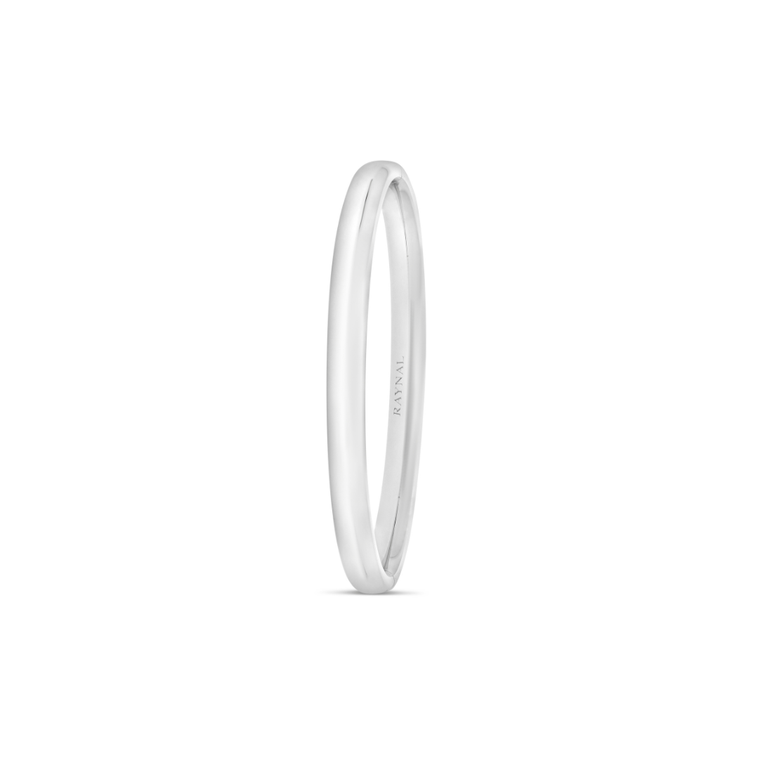 Bracelet jonc Raynal en or blanc