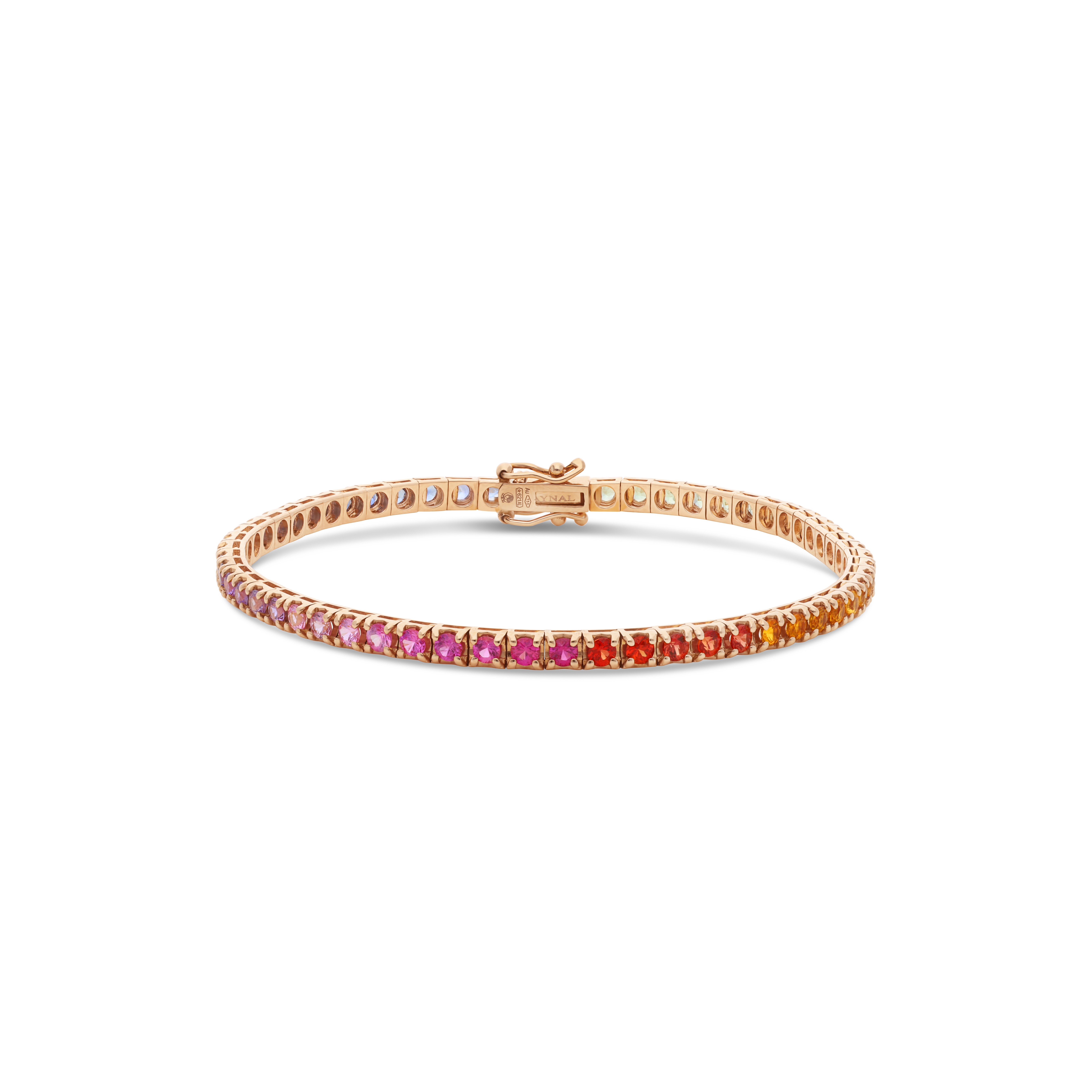 Bracelet Sunset Raynal en or rose et saphirs