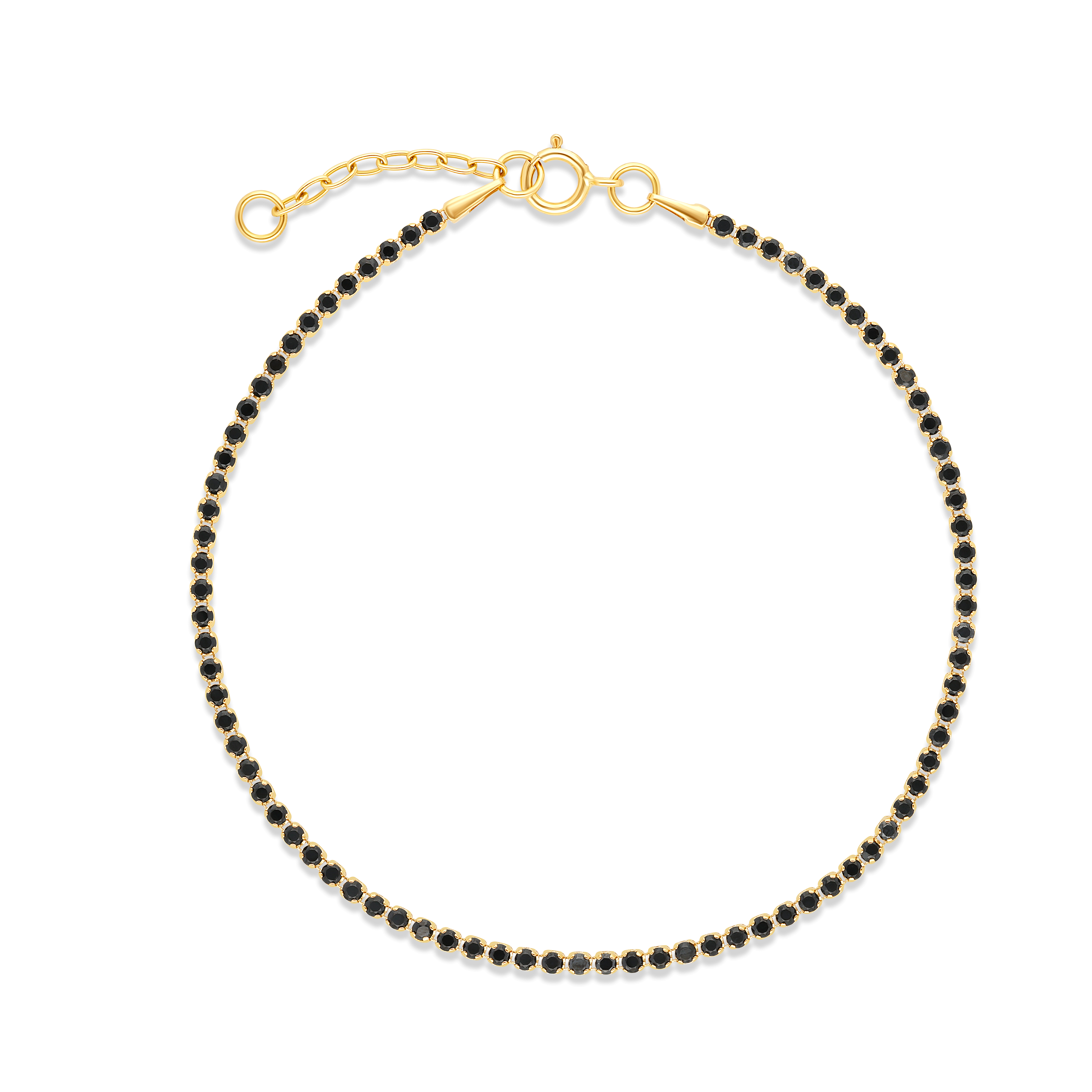 Bracelet tennis or jaune spinels Raynal