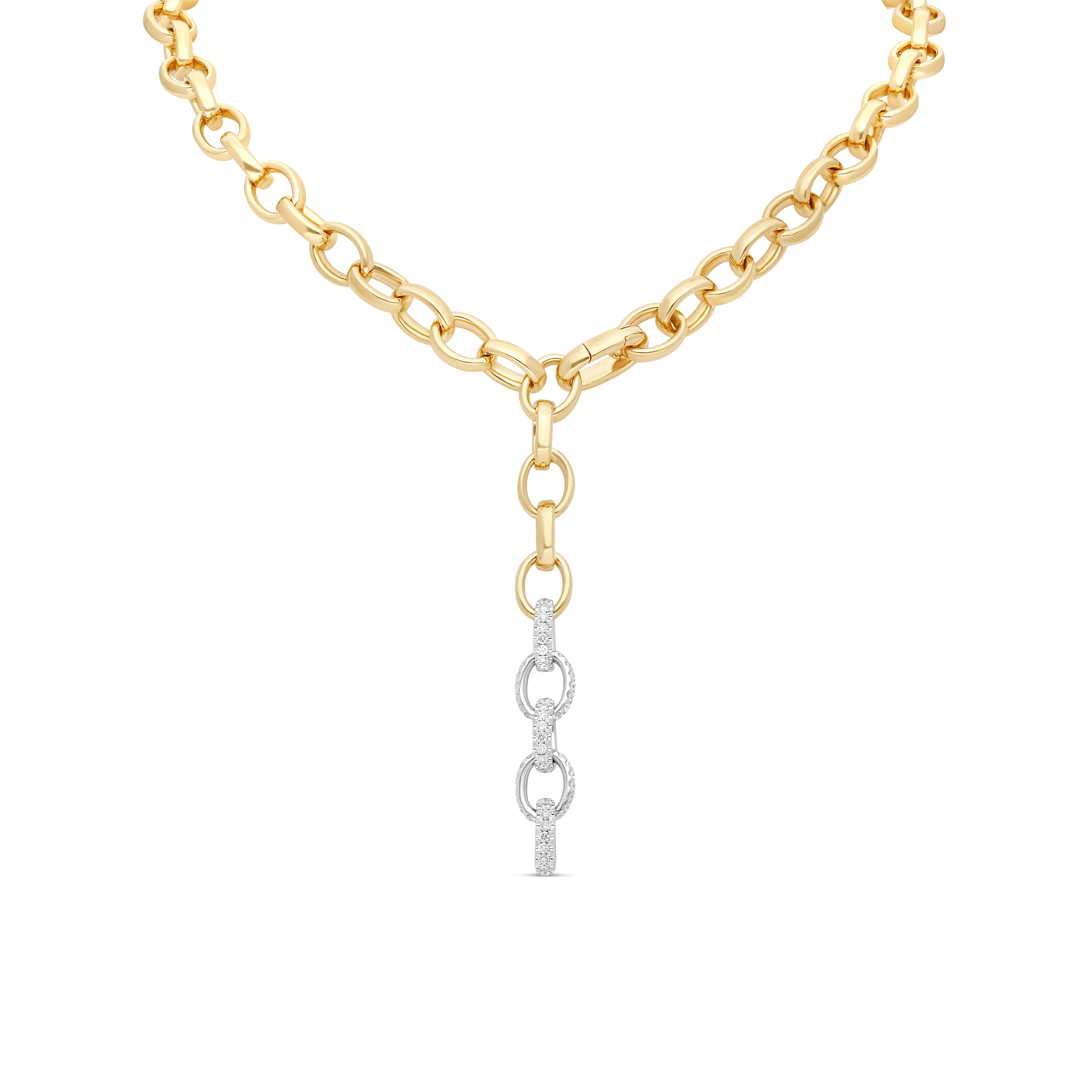 Collier Maillons d'Eclat or jaune Diamant