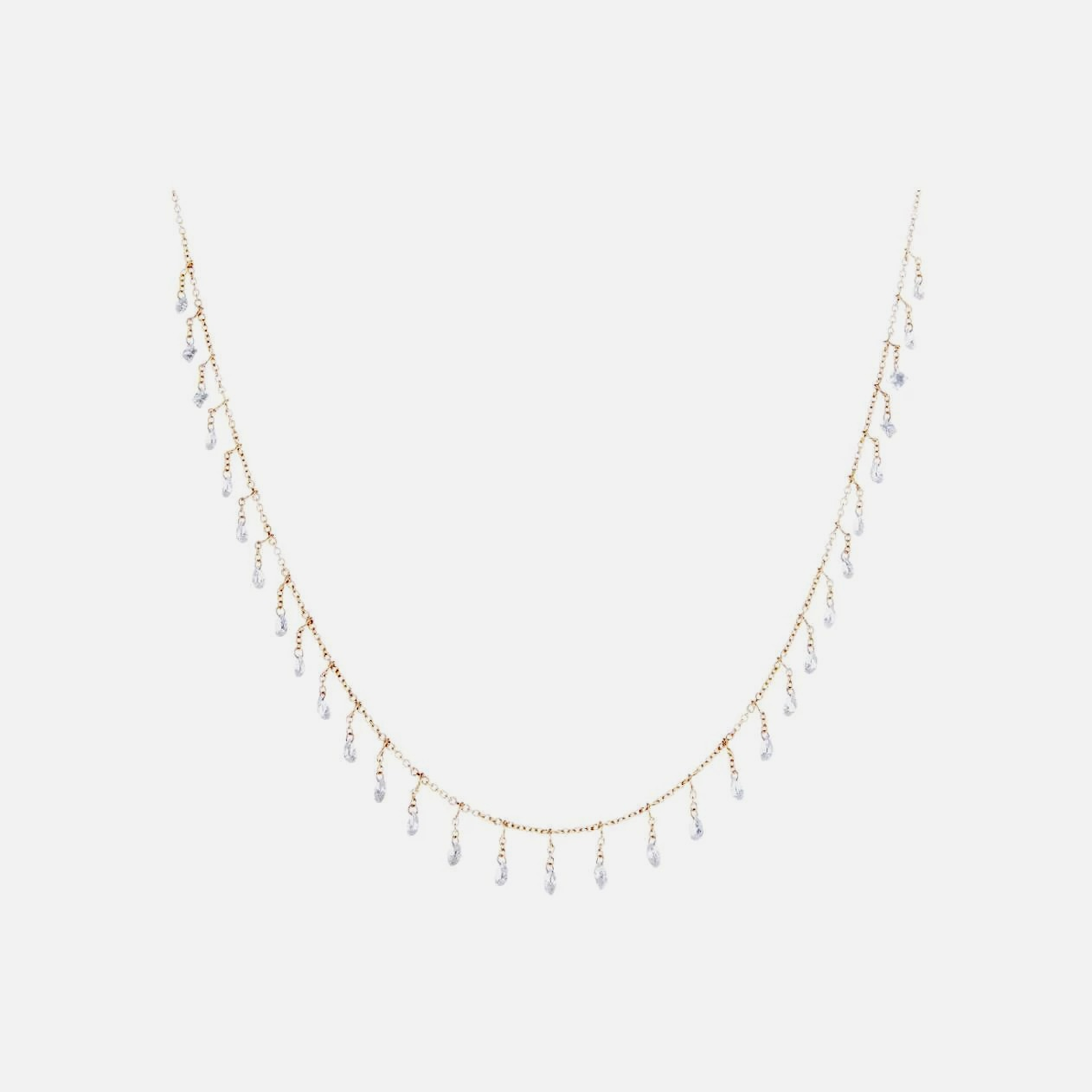 Collier Nuée Précieuse Raynal or rose et diamants