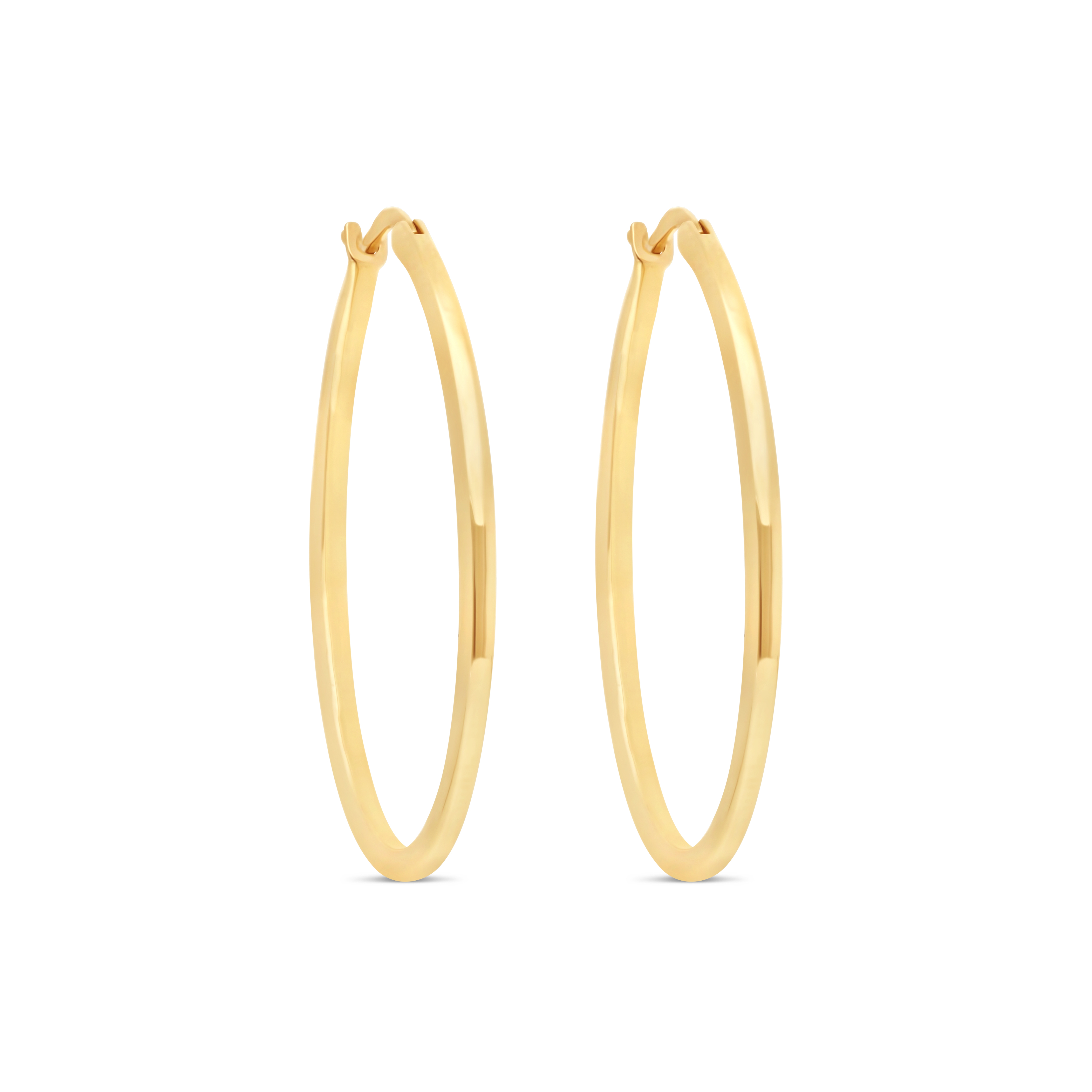 Boucles Créoles Allongées Pm or jaune