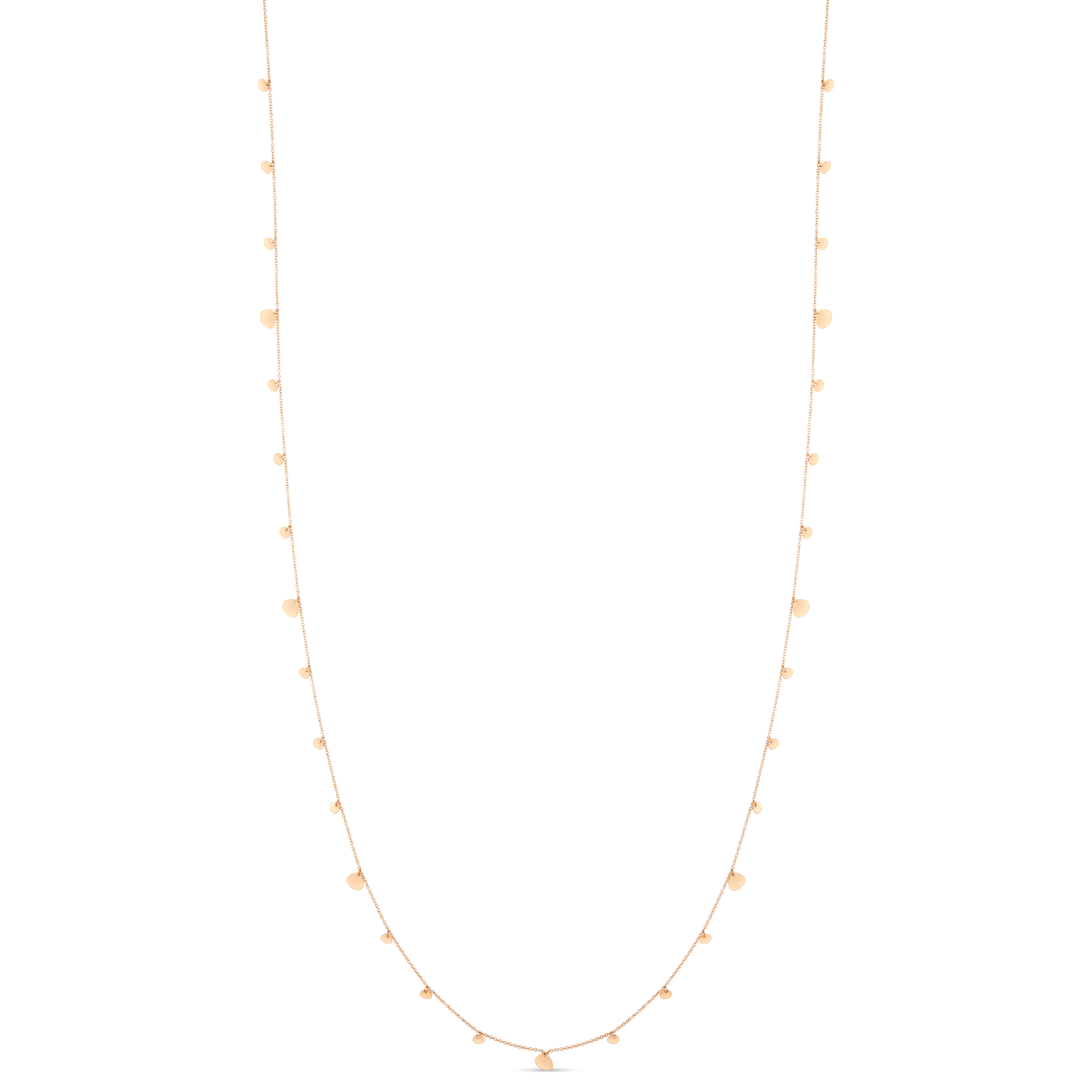 Collier Sautoir Sassi or rose