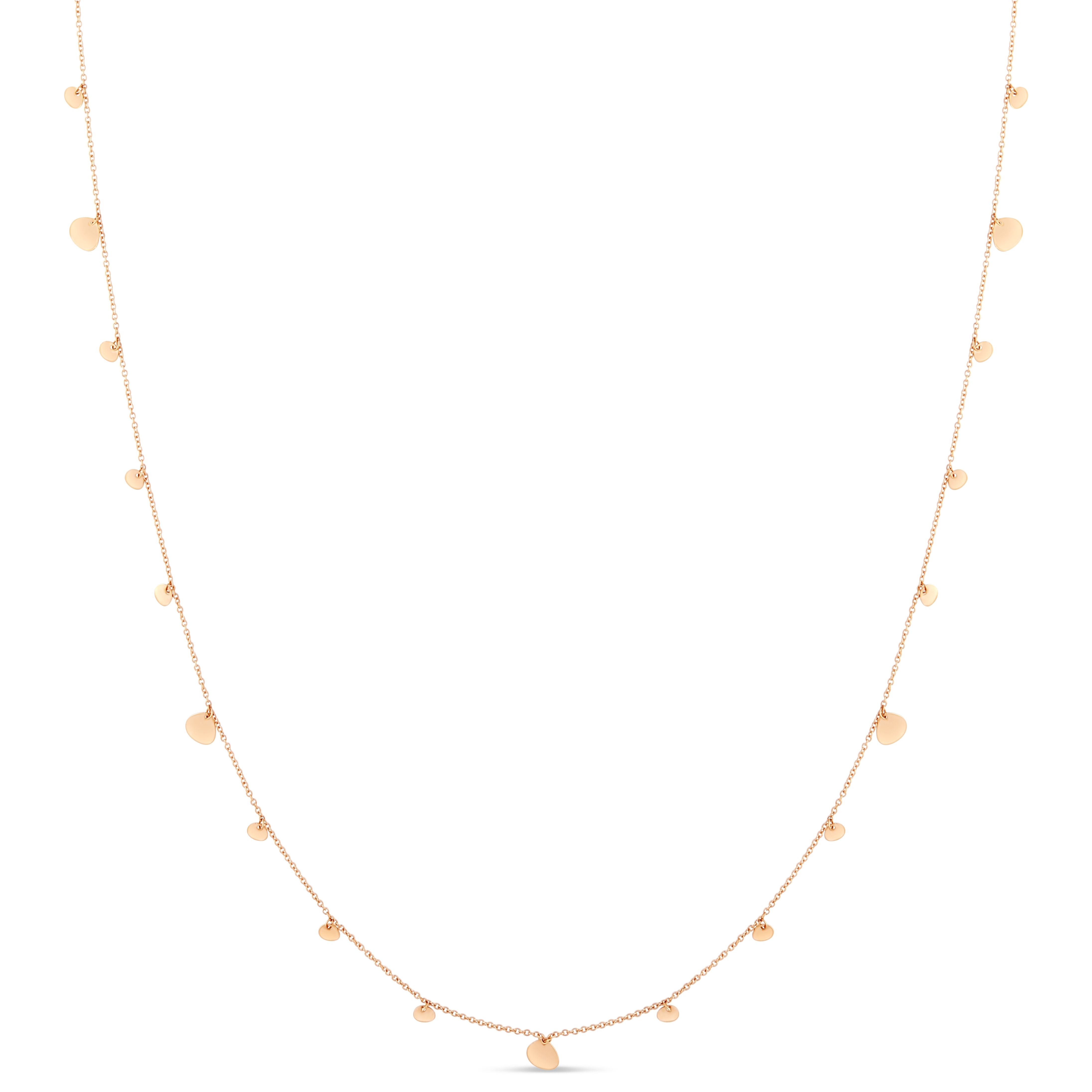 Collier Sautoir Sassi or rose