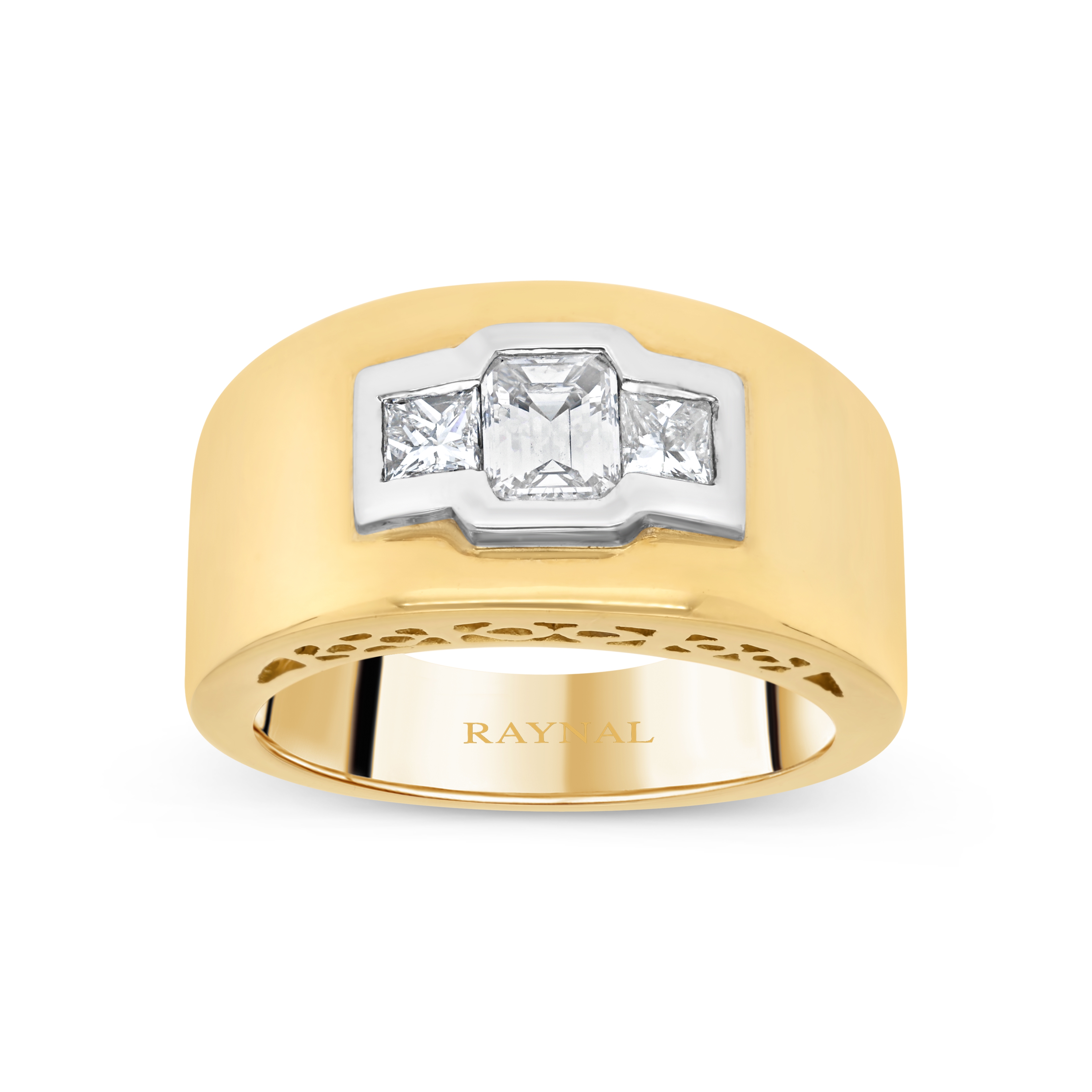 Bague Héritage or jaune Diamant