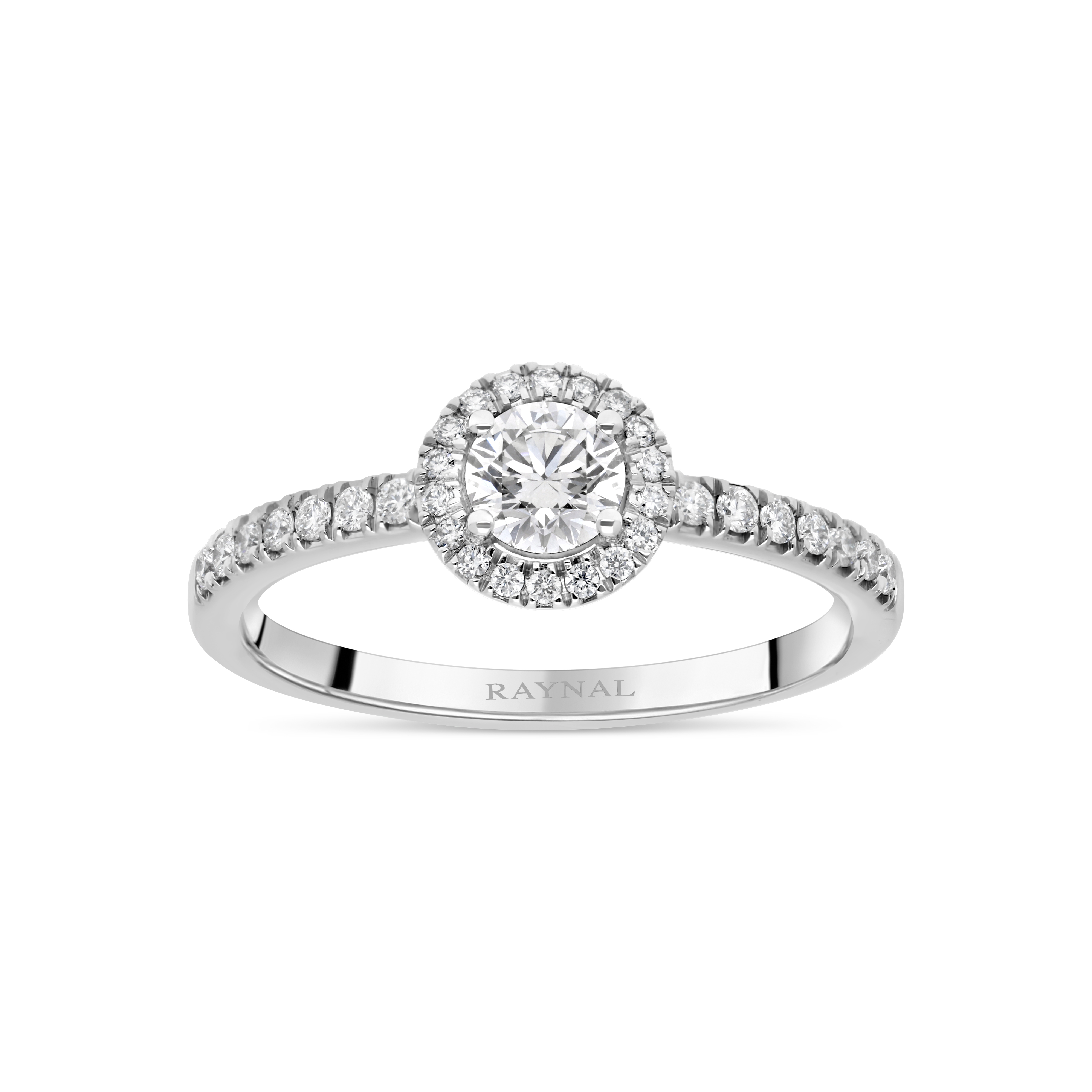 Bague Entourage d'Amour platine, Diamant