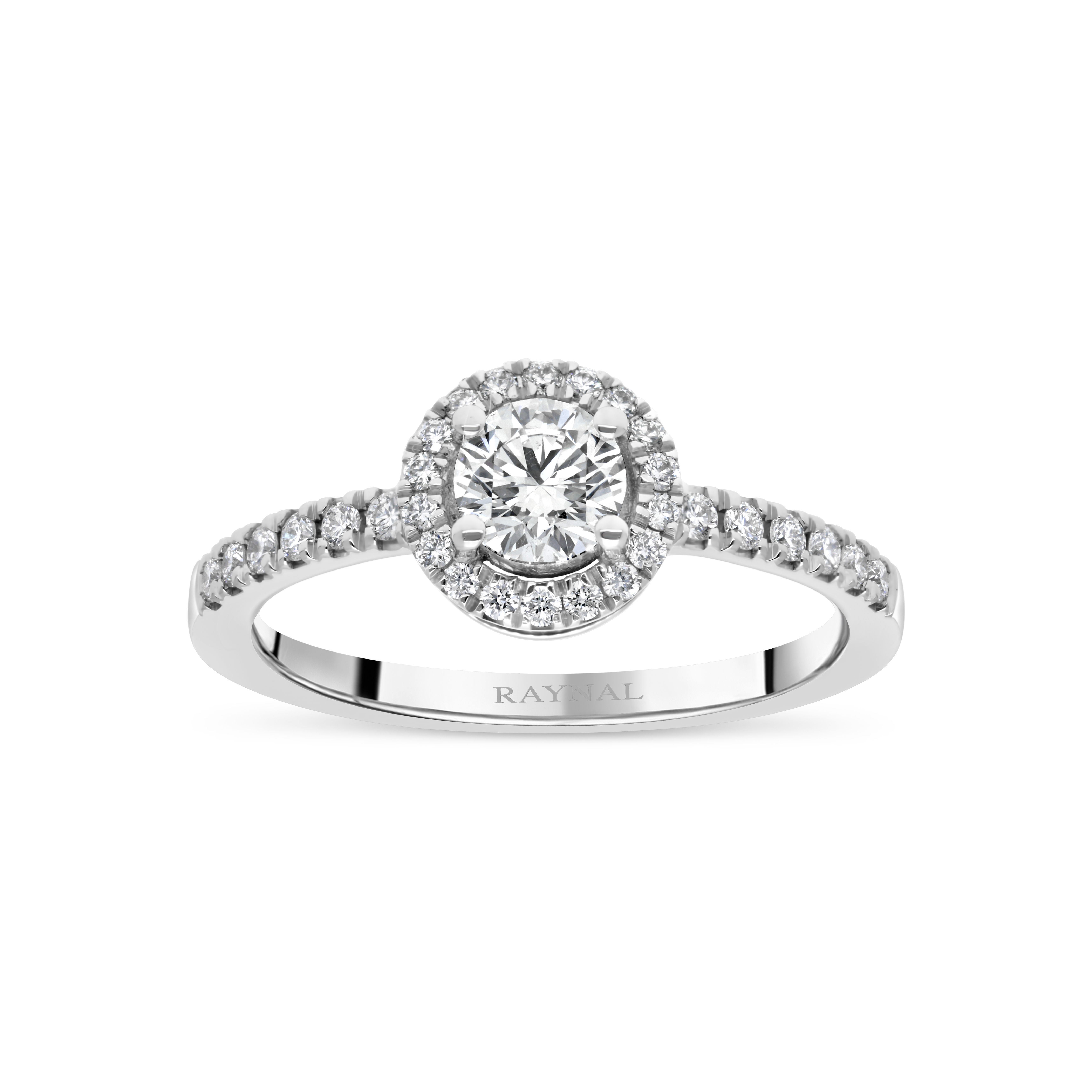 Bague Entourage d'Amour platine, Diamant