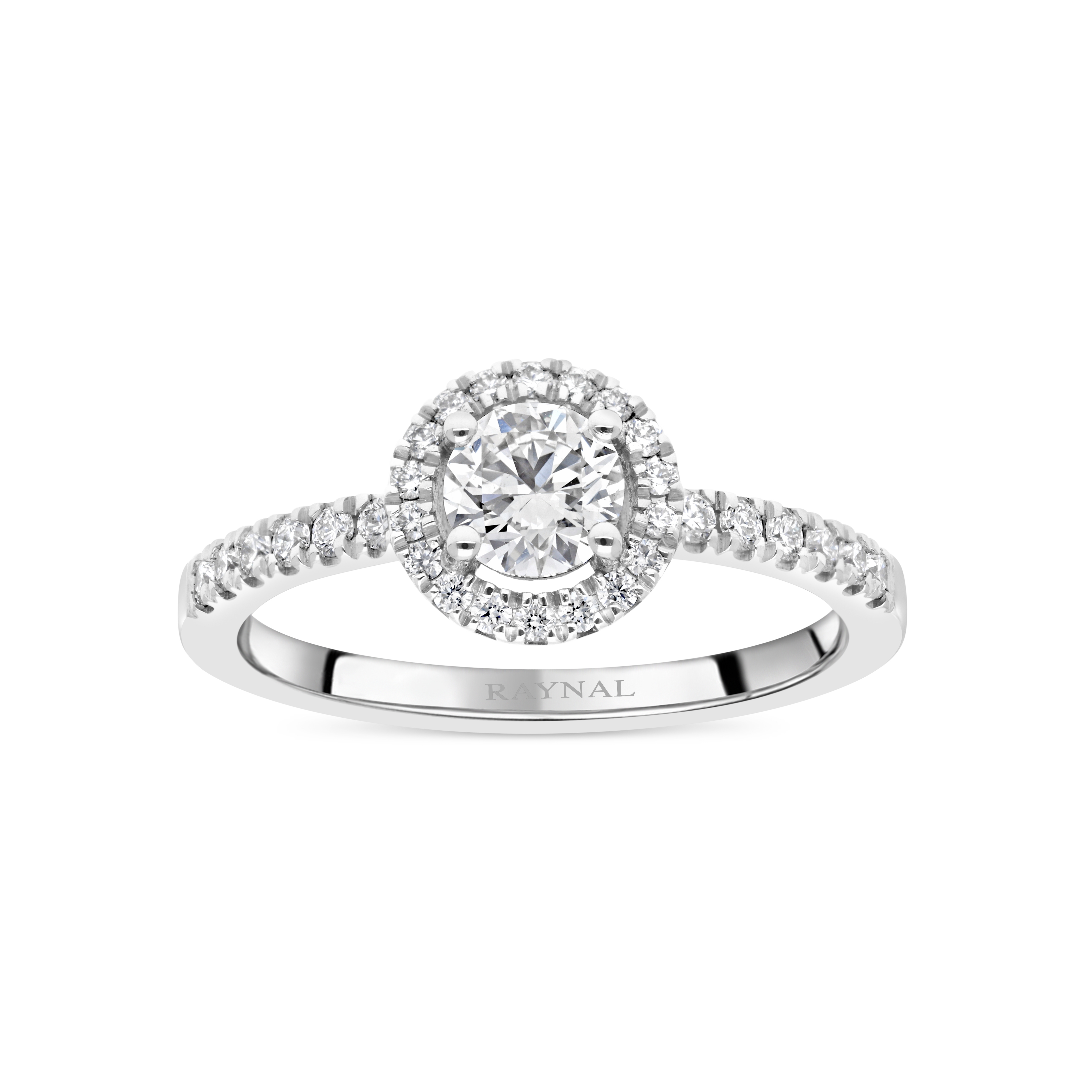 Bague Entourage d'Amour platine, Diamant