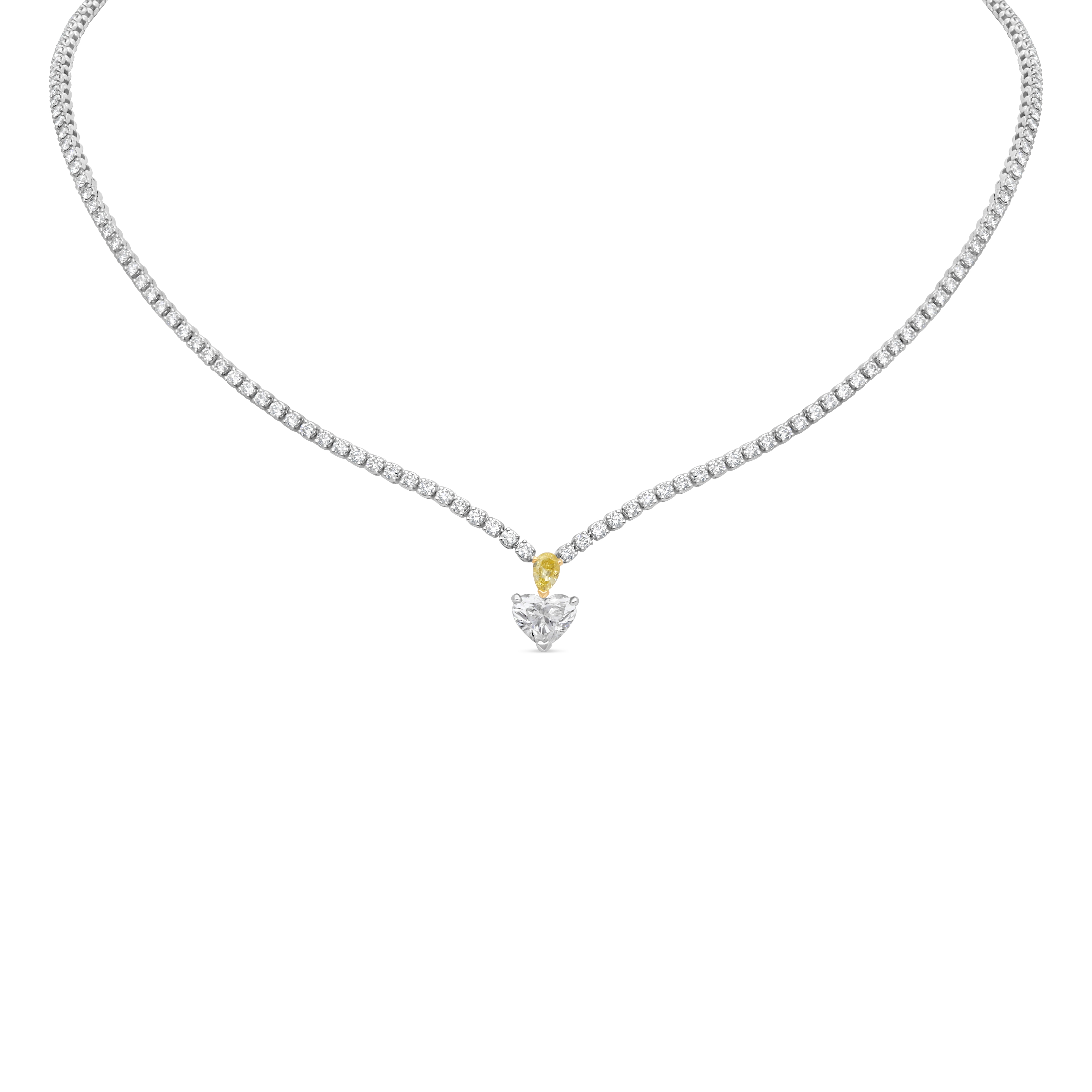 Collier Eclat du Souffle, or blanc, diamants