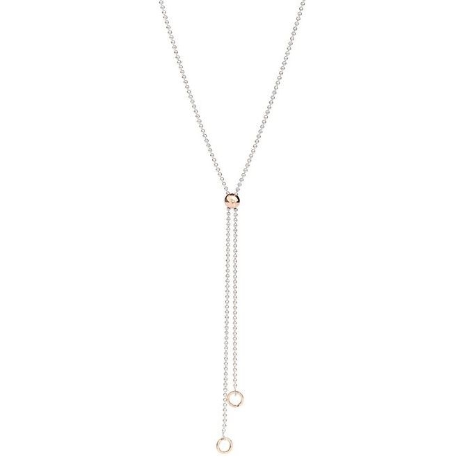 Collier Or Rose Argent Bollicine - Argent 925/1000ème/Or Rose 375/1000ème - Rose