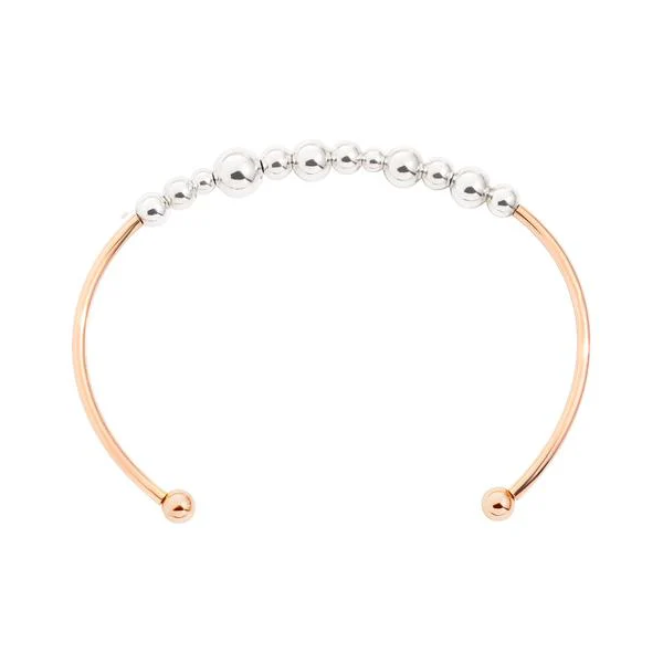Bracelet Bubble Or Rose 9 Ct Et Argent Dodo - Argent 925/1000ème/Or Rose 375/1000ème - Rose