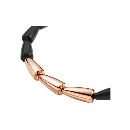 Collier Vhernier Calla en or rose et bois